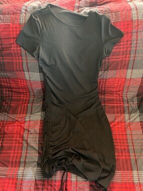 SHEIN Short-Sleeve Ruched Body-Con Dress NWOT